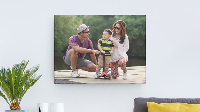 Family Photo On Canvas