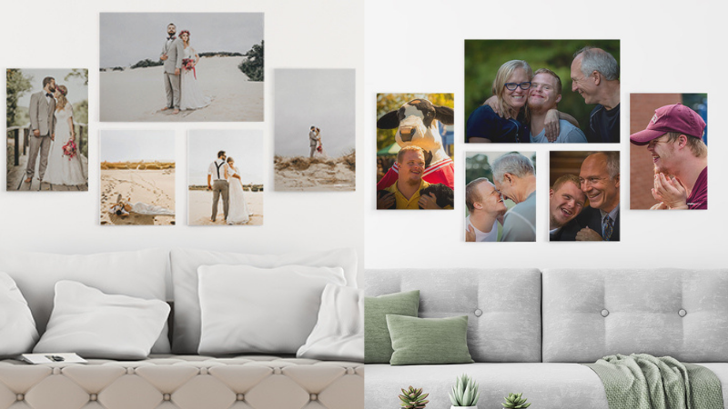 canvas prints wall displays